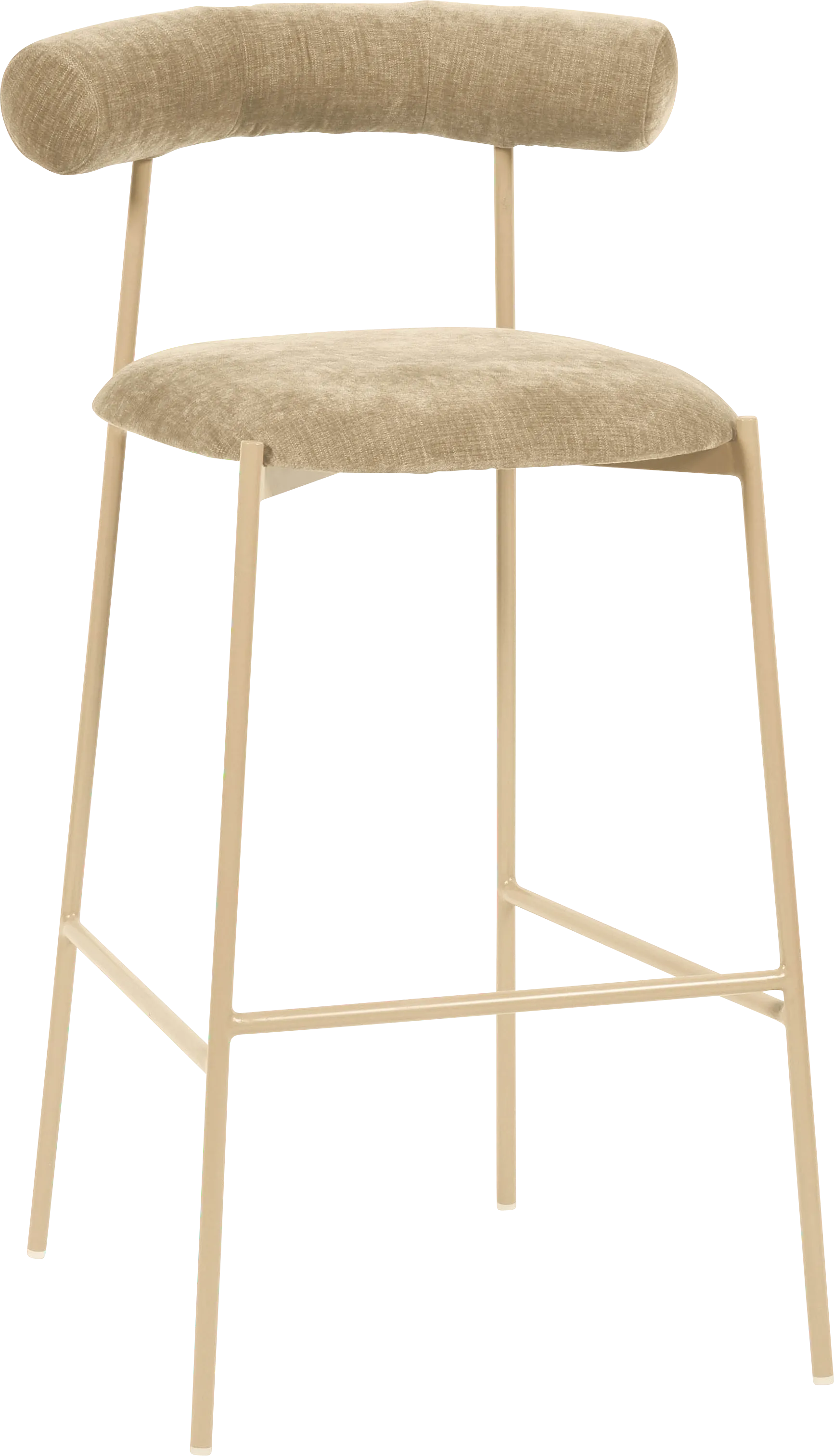 Almshouse Taupe Barstool - Image 1