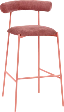 Almshouse Mauve Barstool
