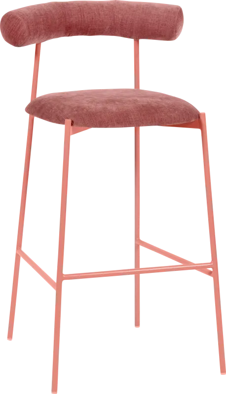 Almshouse Mauve Barstool