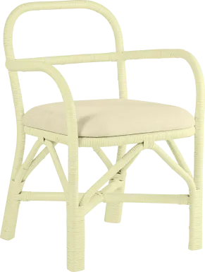 Crosskeys Cream Arm Chair