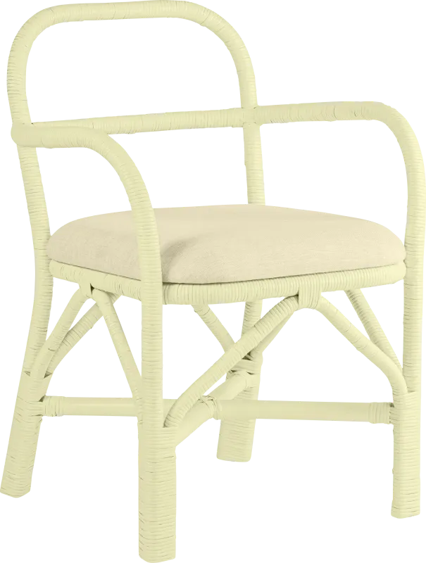 Crosskeys Cream Arm Chair