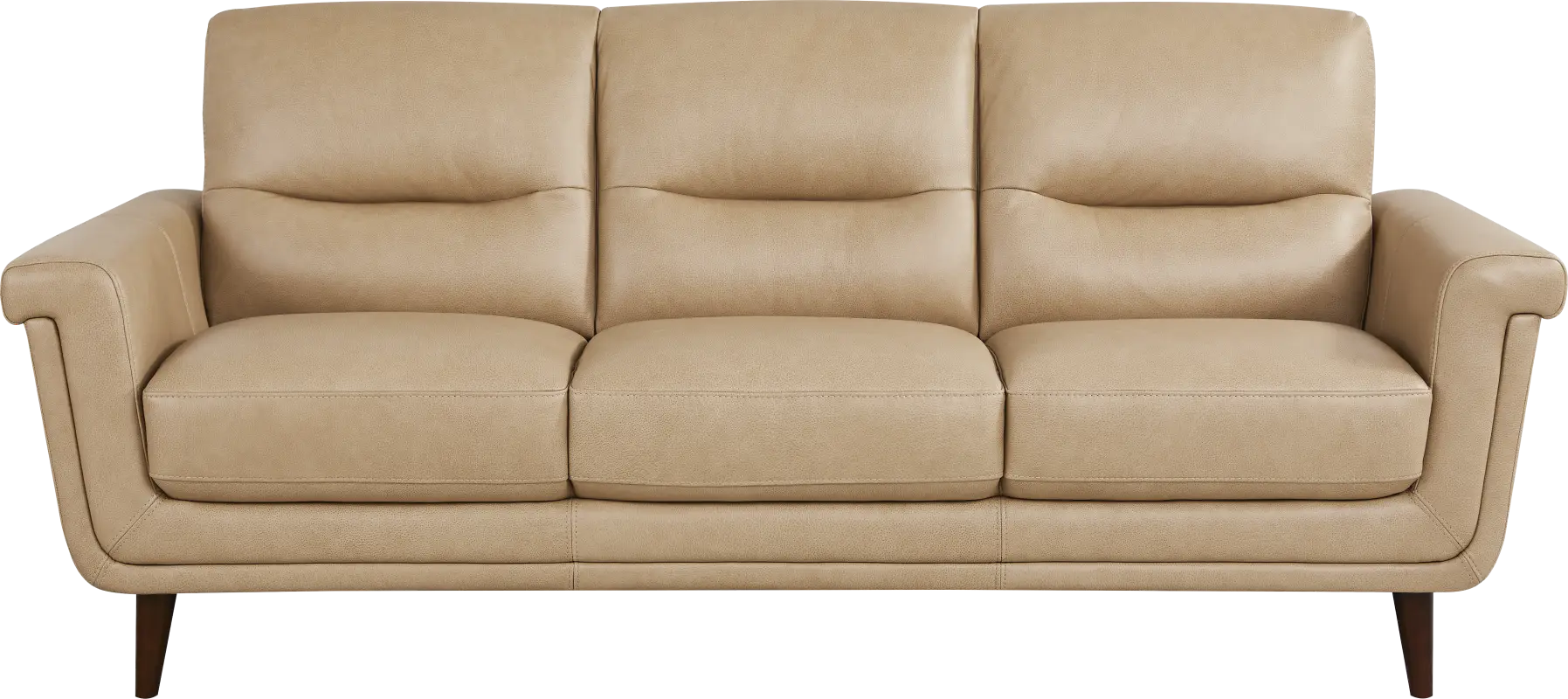 Harrington Park Stone Leather Sofa