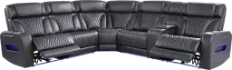 3 pc right console power sectional