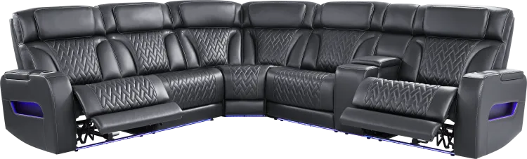 3 pc right console power sectional