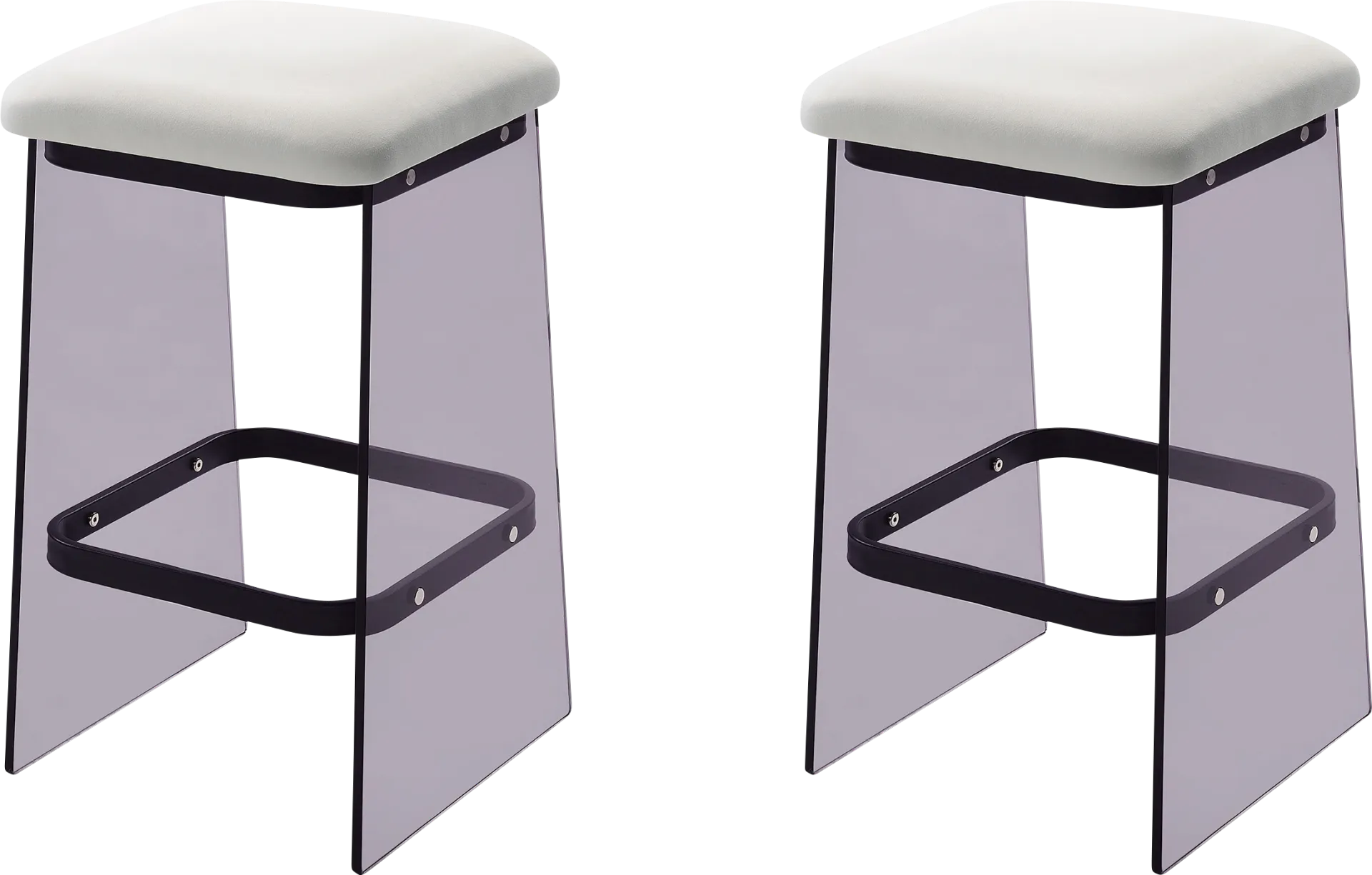 Valelo Black Counter Stool, Set of 2 - Image 1