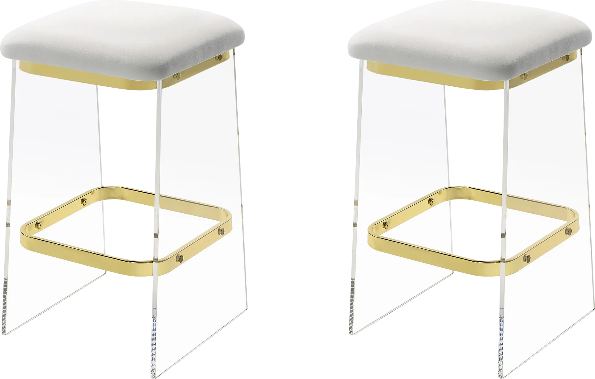 Valelo Gold Counter Stool, Set of 2 - Image 1