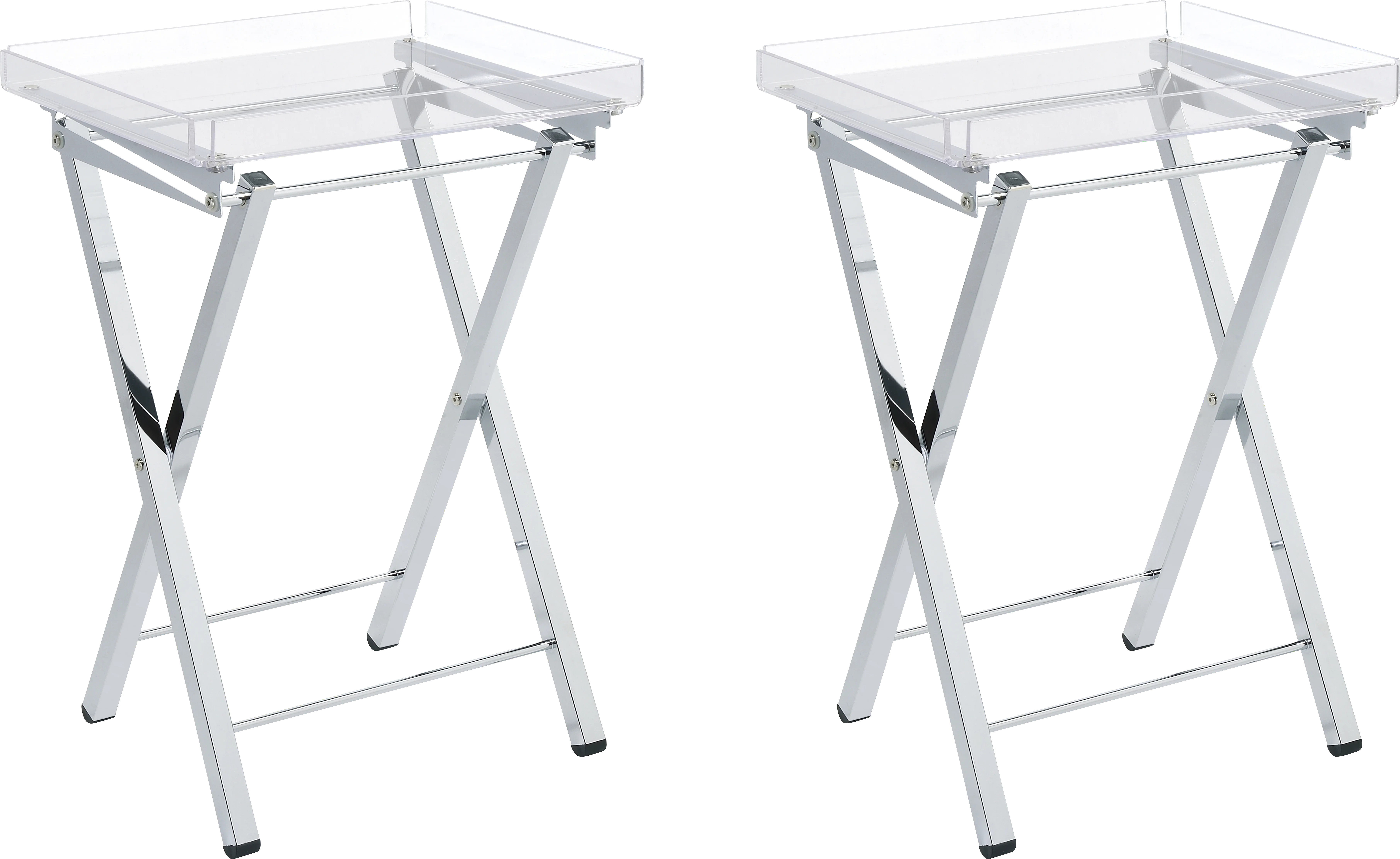 Paeoni Silver End Table, Set of 2 - Thumbnail - Image 1