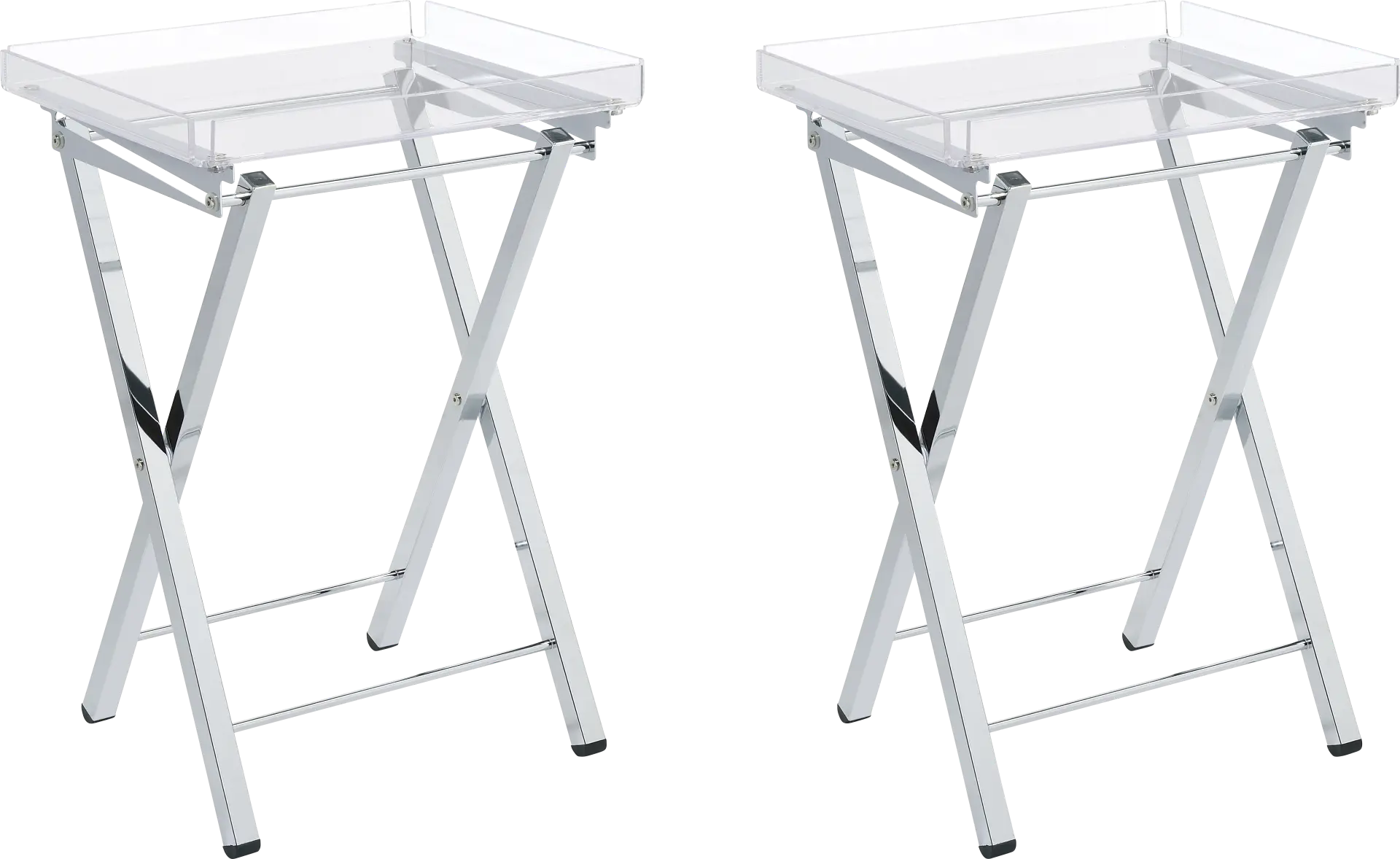Paeoni Silver End Table, Set of 2