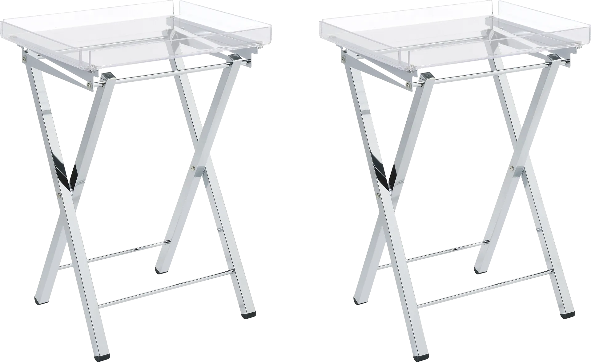 Paeoni Silver End Table, Set of 2 - Image 1