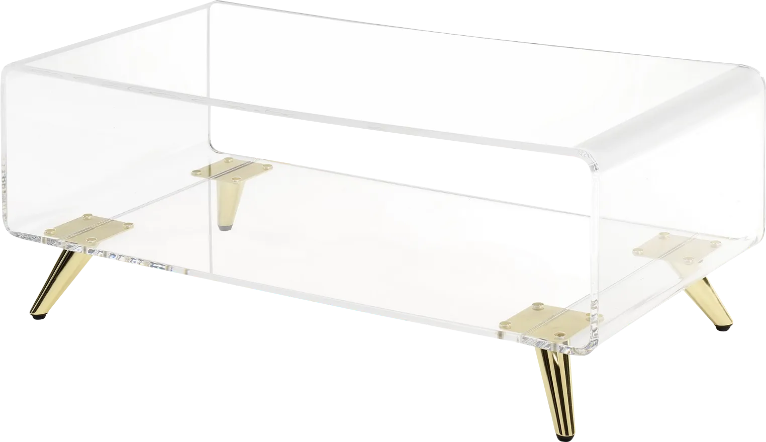 Sareas Clear Cocktail Table - Thumbnail - Image 1