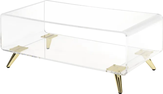Sareas Clear Cocktail Table