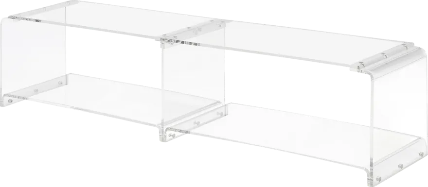 Gadri Clear Console Table