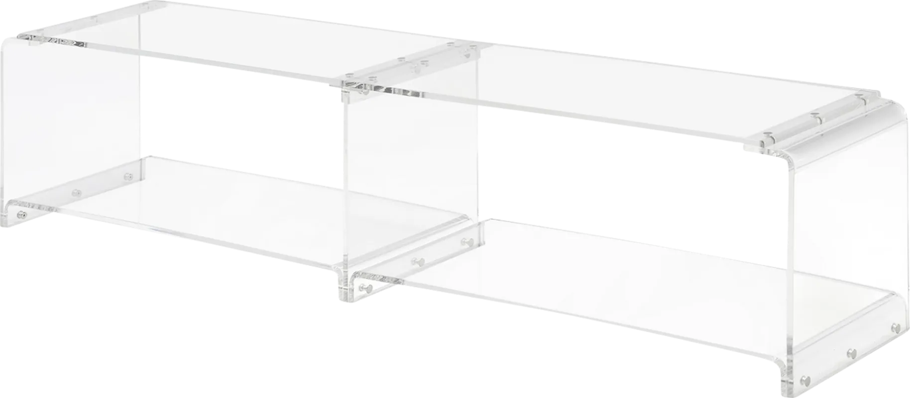 Gadri Clear Console Table