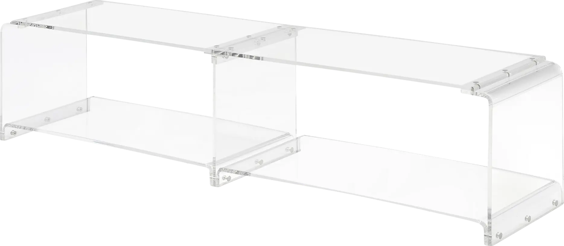 Gadri Clear Console Table
