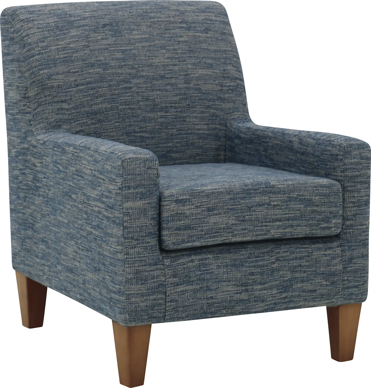 Azrae Navy Accent Chair - Thumbnail - Image 1