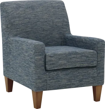 Azrae Navy Accent Chair