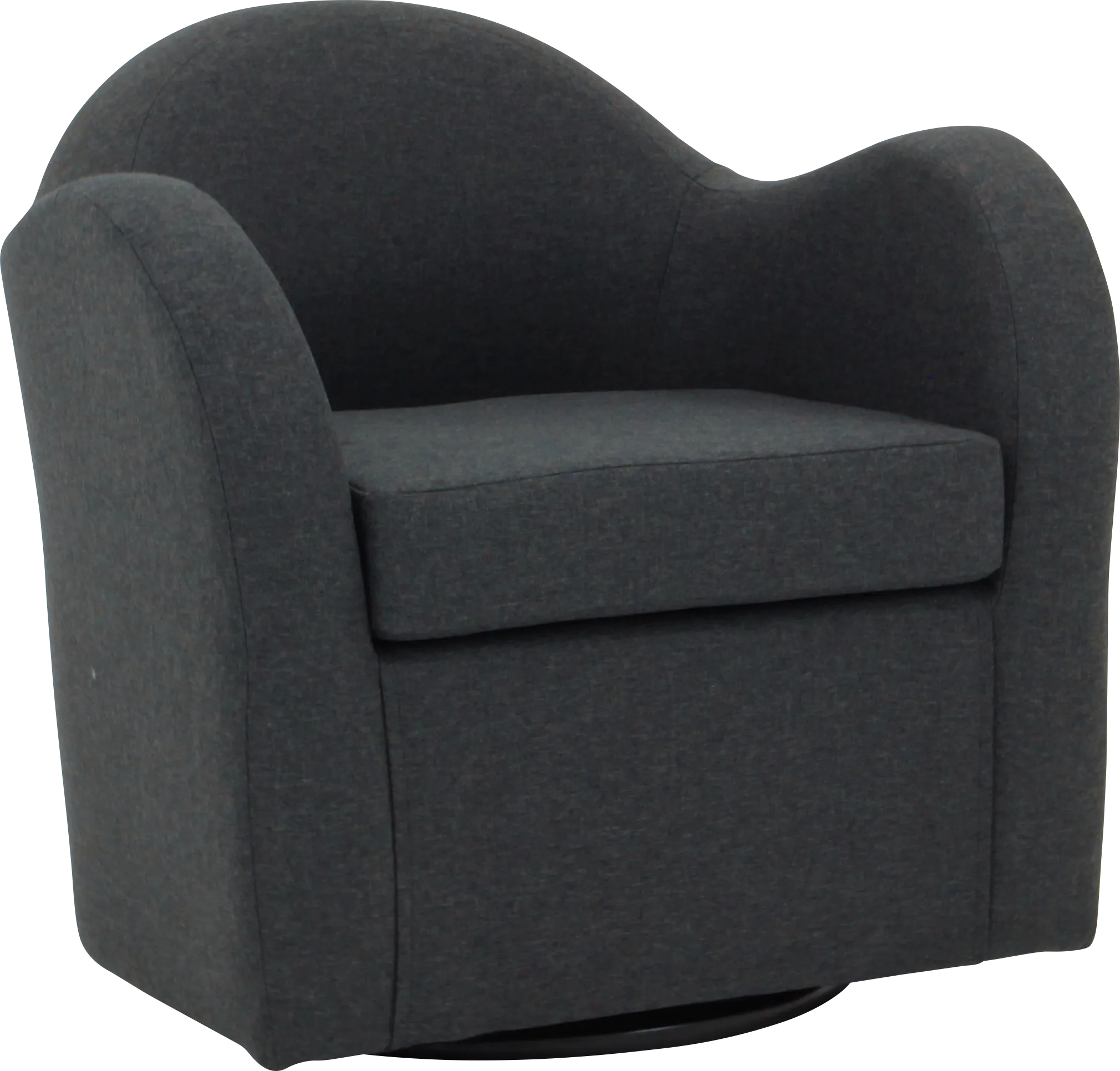 Peliel Gray Swivel Accent Chair - Thumbnail - Image 1