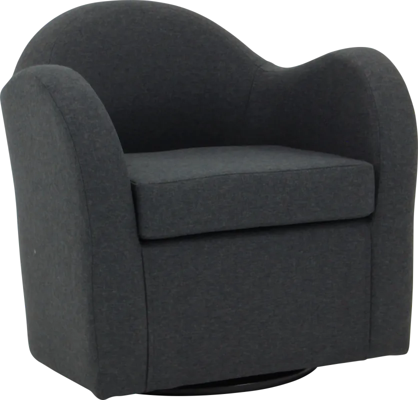 Peliel Gray Swivel Accent Chair