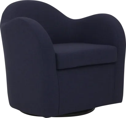 Peliel Violet Swivel Accent Chair