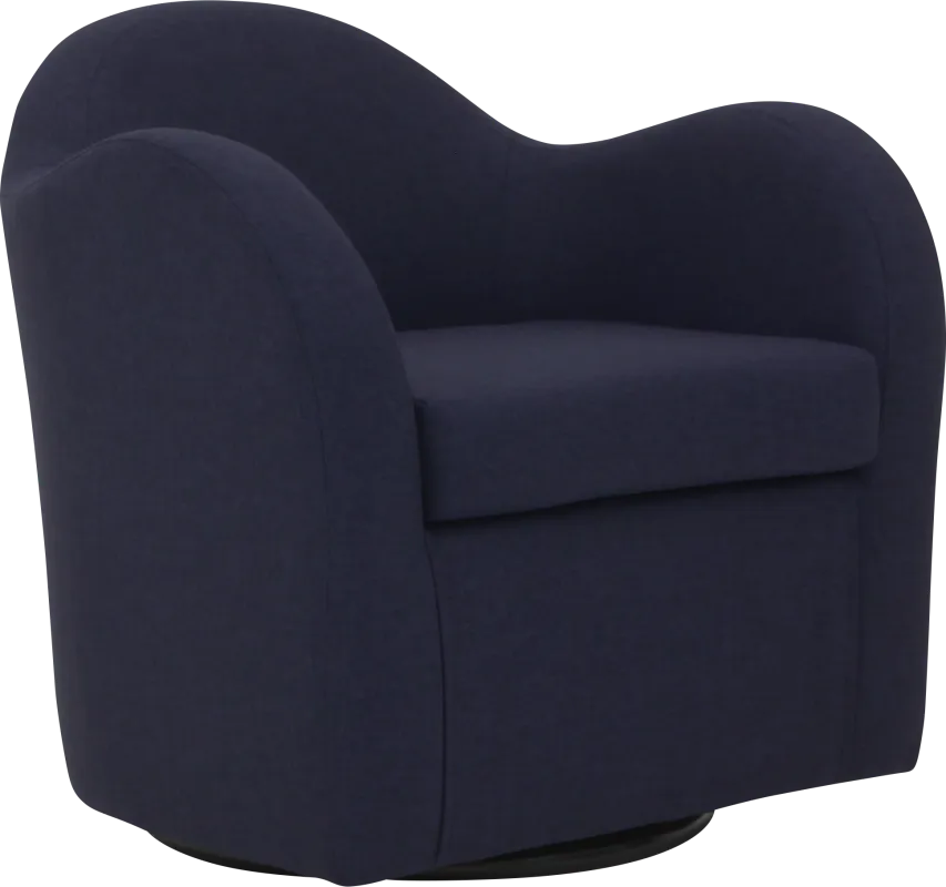 Peliel Violet Swivel Accent Chair