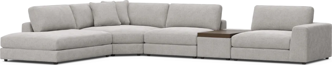 Gray 5 Pc ModularThree