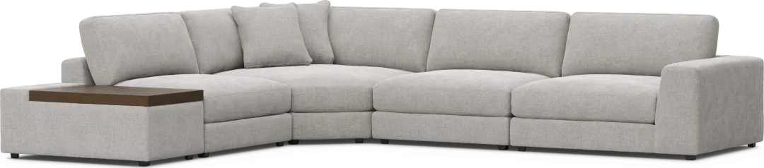 Gray 5 Pc ModularThree