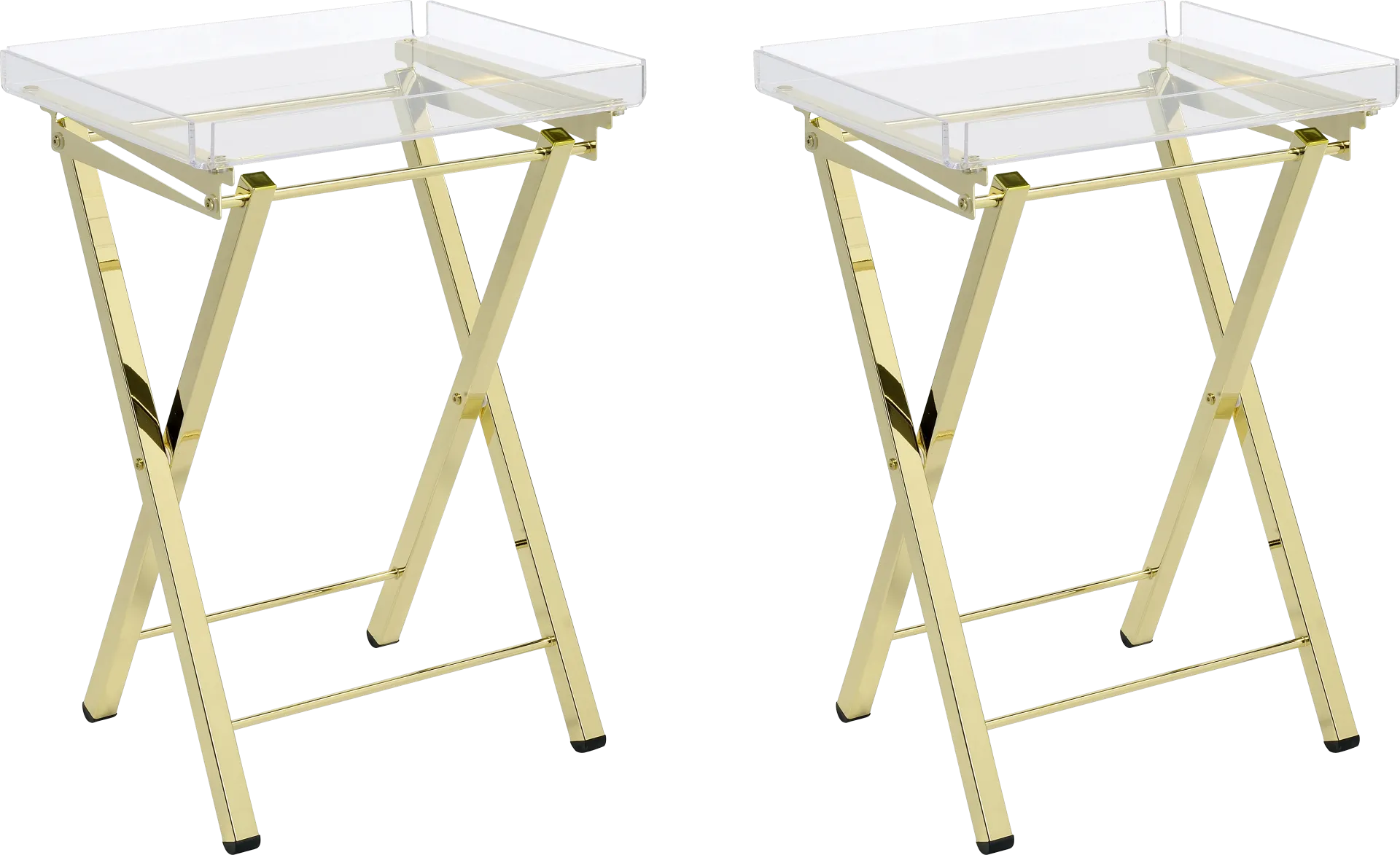 Paeoni Gold End Table, Set of 2 - Image 1