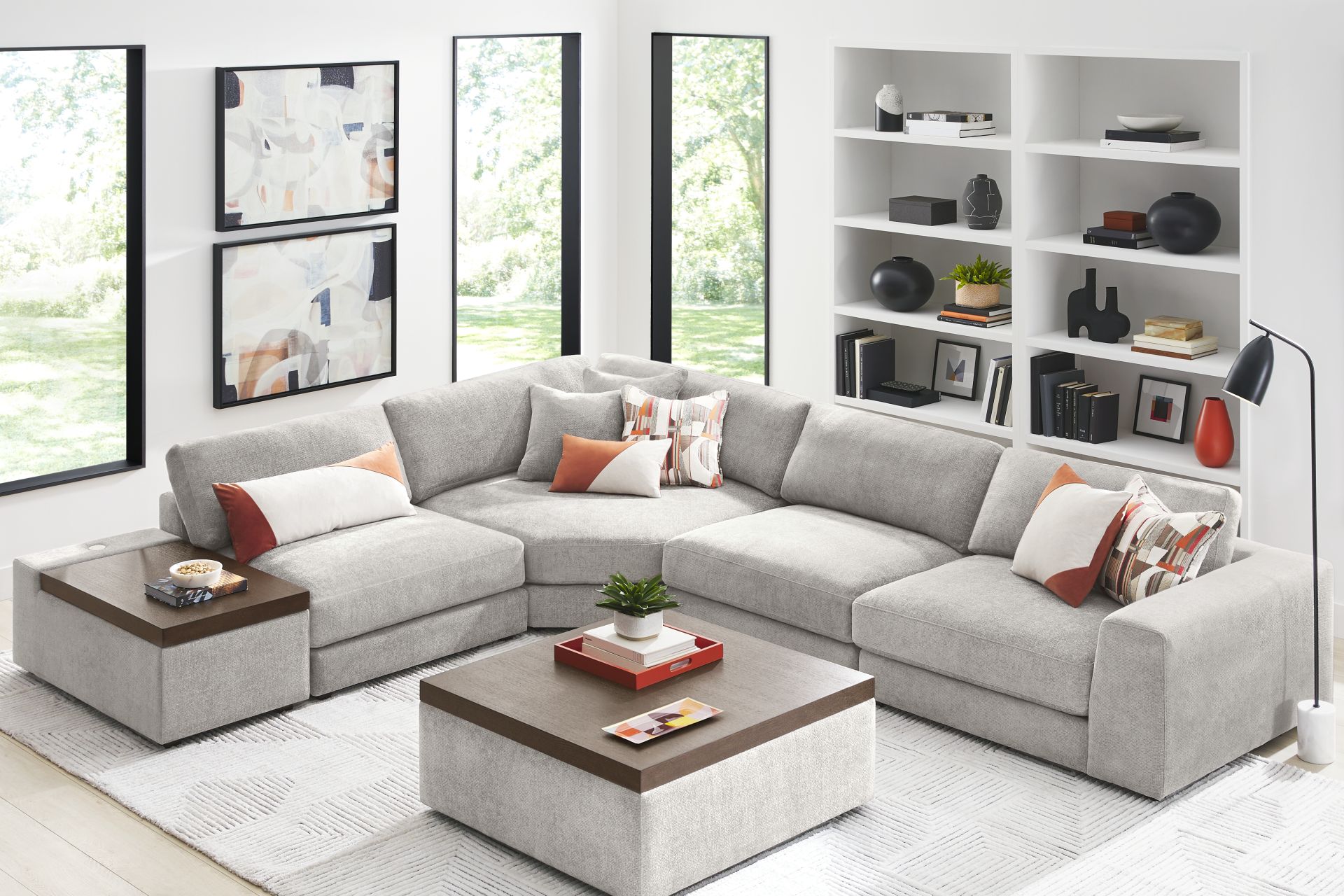 Gray 5 Pc ModularThree - Image 1