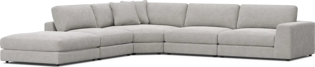 Gray 5 Pc ModularThree