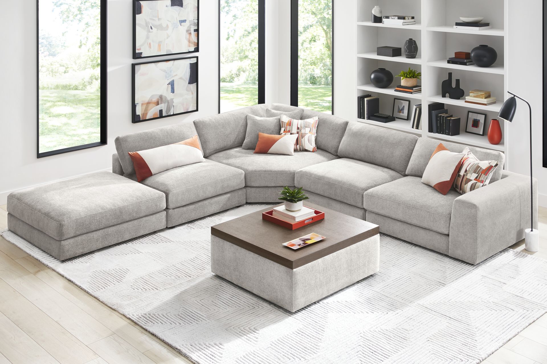 Gray 5 Pc ModularThree - Image 1