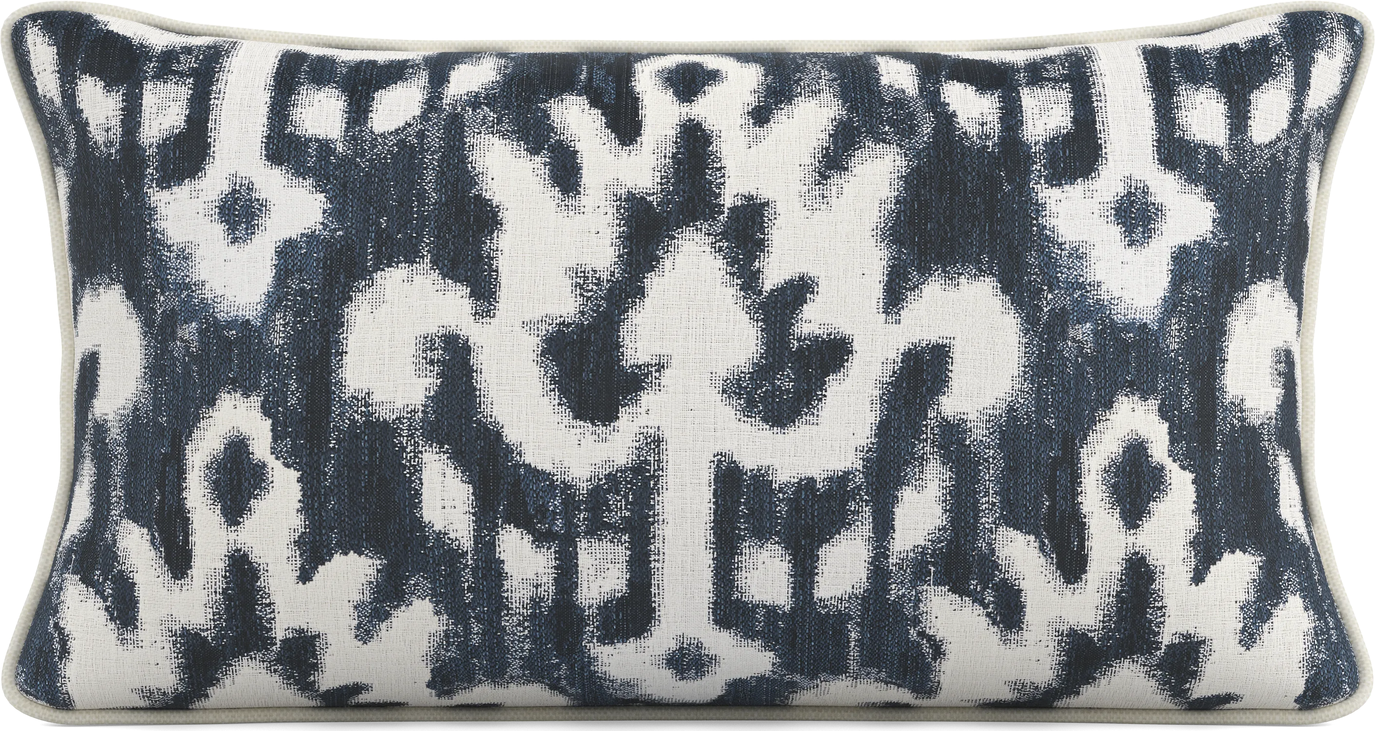 Patra Indigo Indoor/Outdoor Kidney Pillow - Thumbnail - Image 1