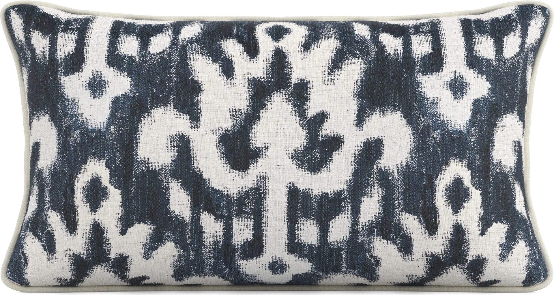 Patra Indigo Indoor/Outdoor Kidney Pillow - Image 1