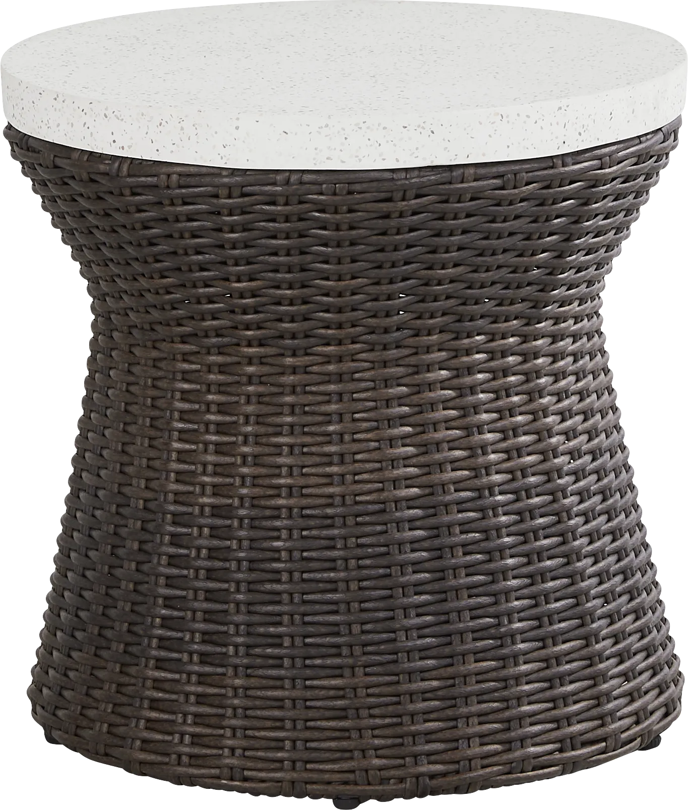 Ria Espresso Outdoor End Table - Thumbnail - Image 1