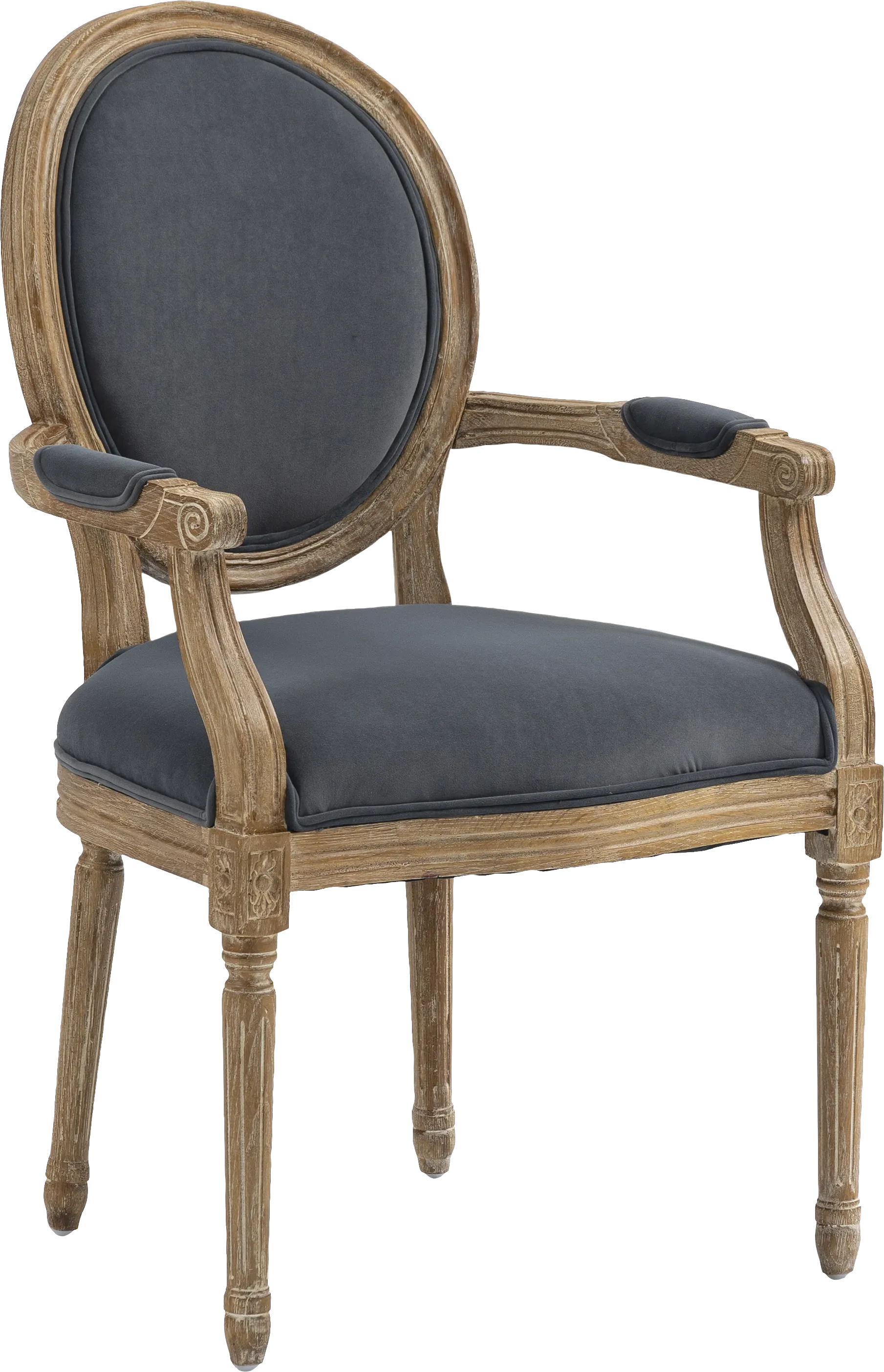 Chandon Gray Accent Chair - Thumbnail - Image 1