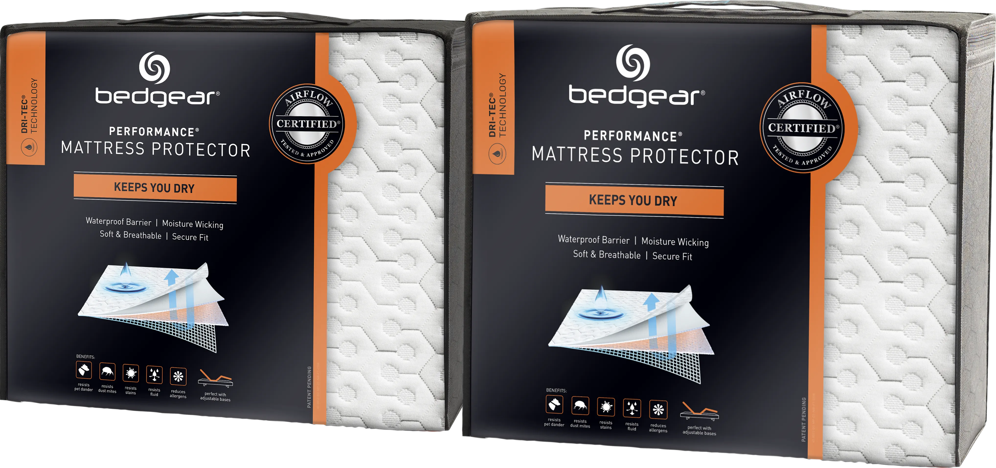 Bedgear Dri-Tec Twin Mattress Protector Bundle - Thumbnail - Image 1