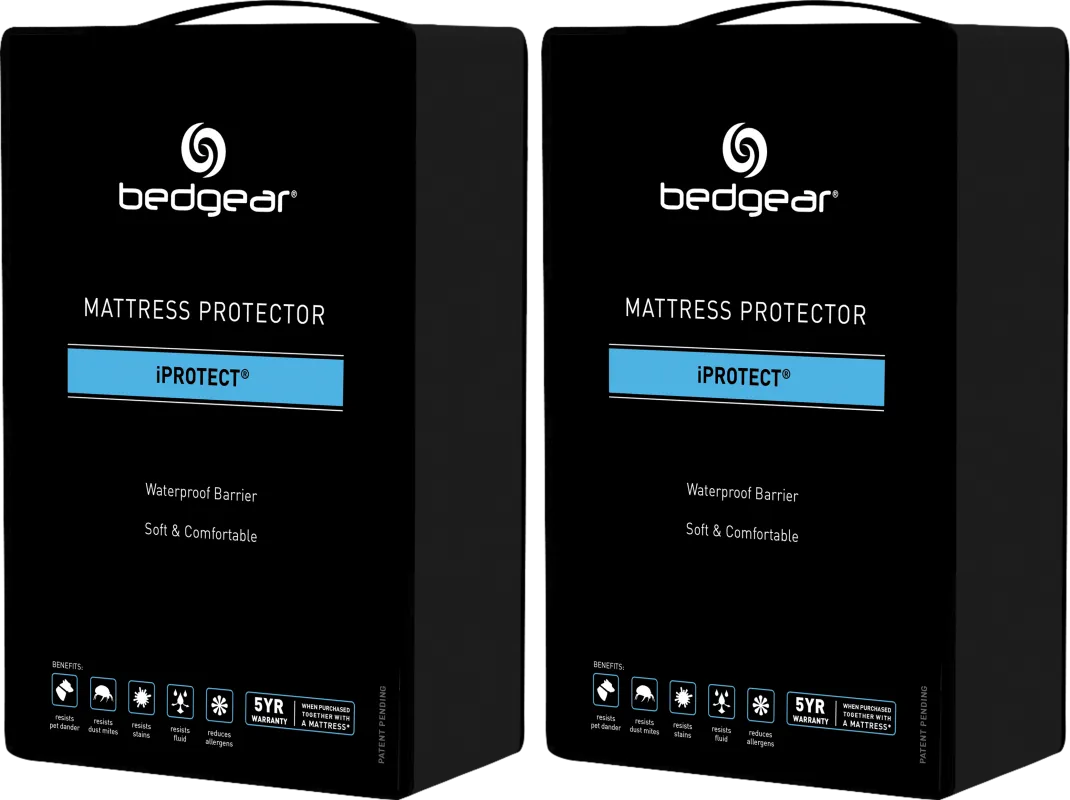 Bedgear iProtect Queen Mattress Protector Bundle