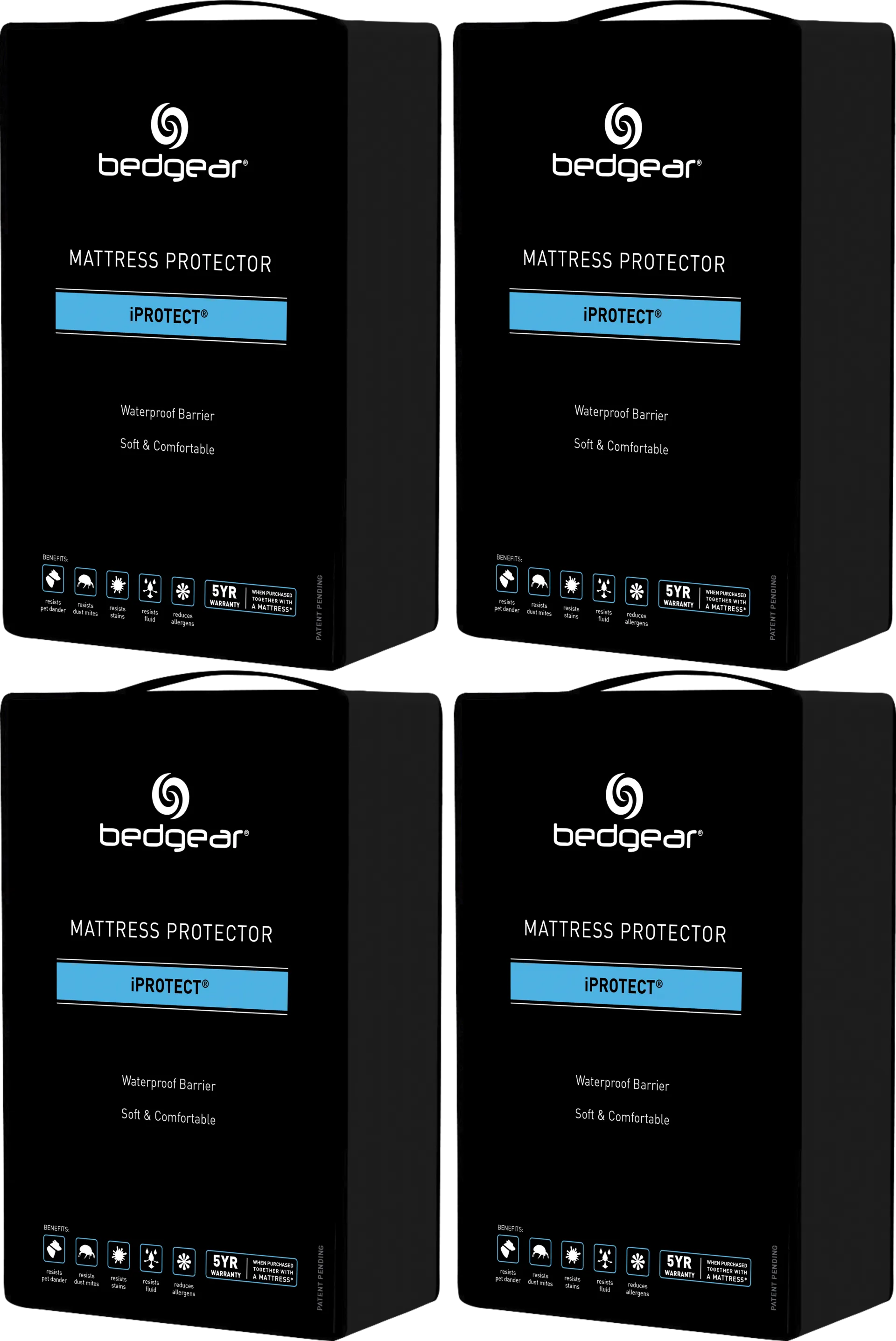 Bedgear iProtect Split King Mattress Protector Bundle - Image 1