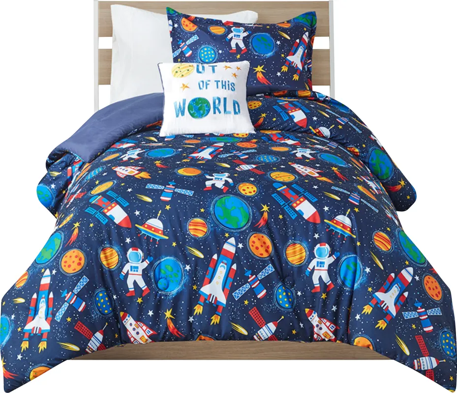 Akila Multi Twin Comforter Set