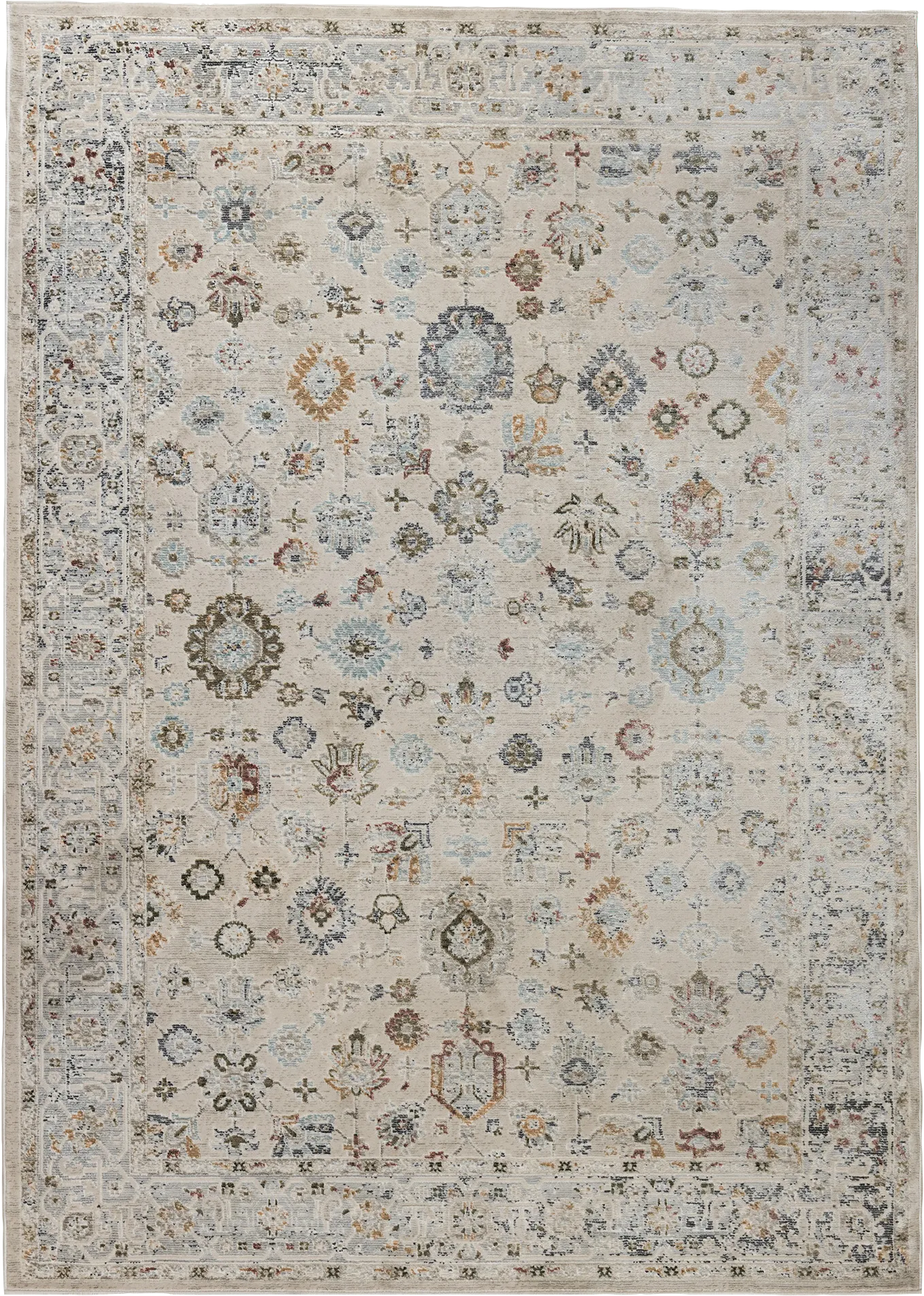 Dewmire Ivory 9'3 x 12'3 Rug - Image 1