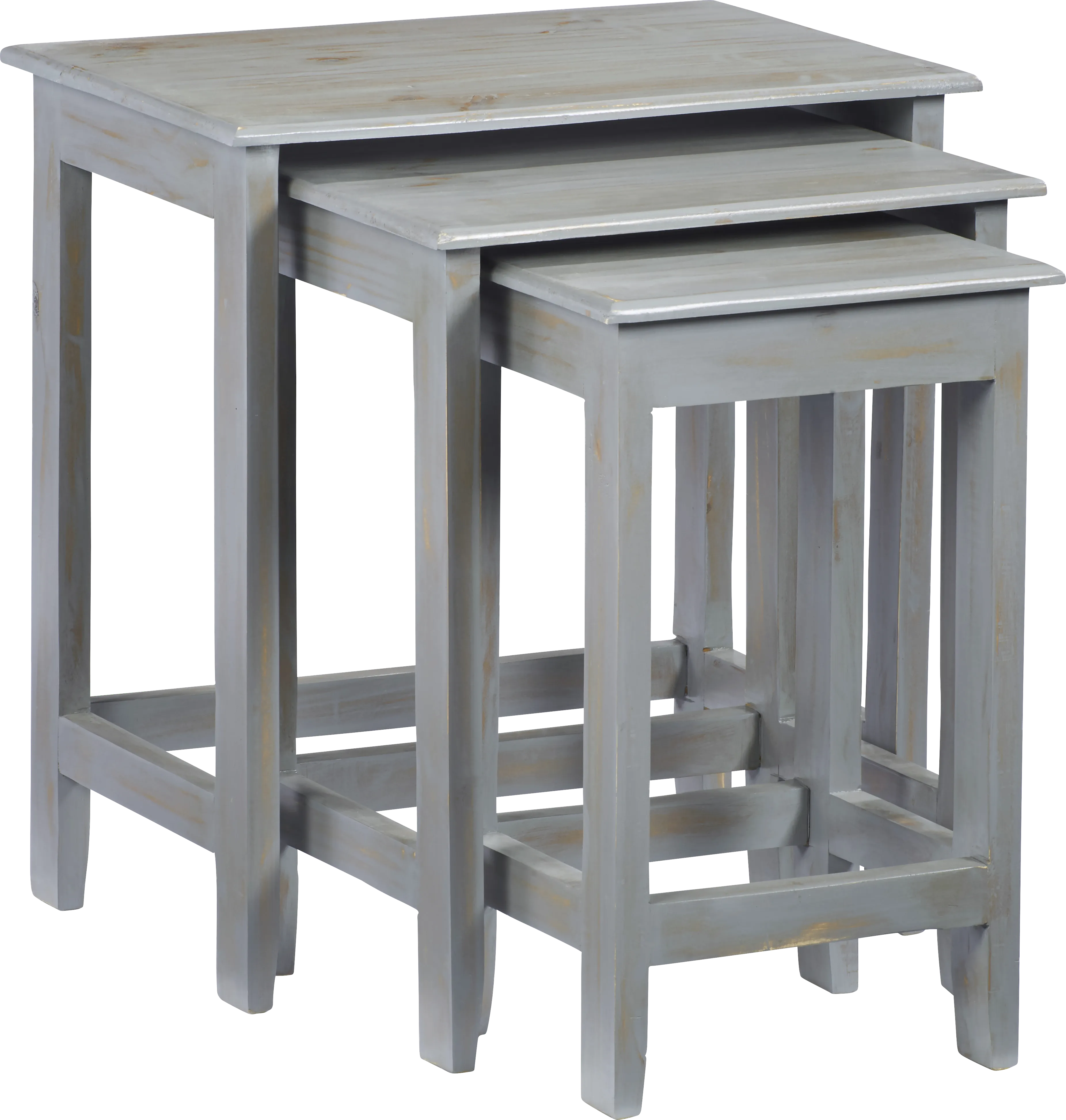 Nauman Gray Nesting Tables, Set of 3 - Image 1
