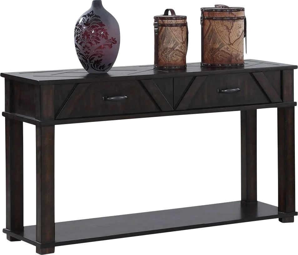 Pizzaro Brown Sofa Table - Image 1
