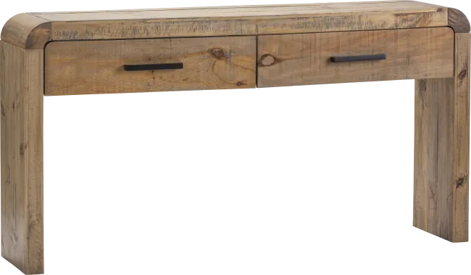 Broadfording Brown Console Table