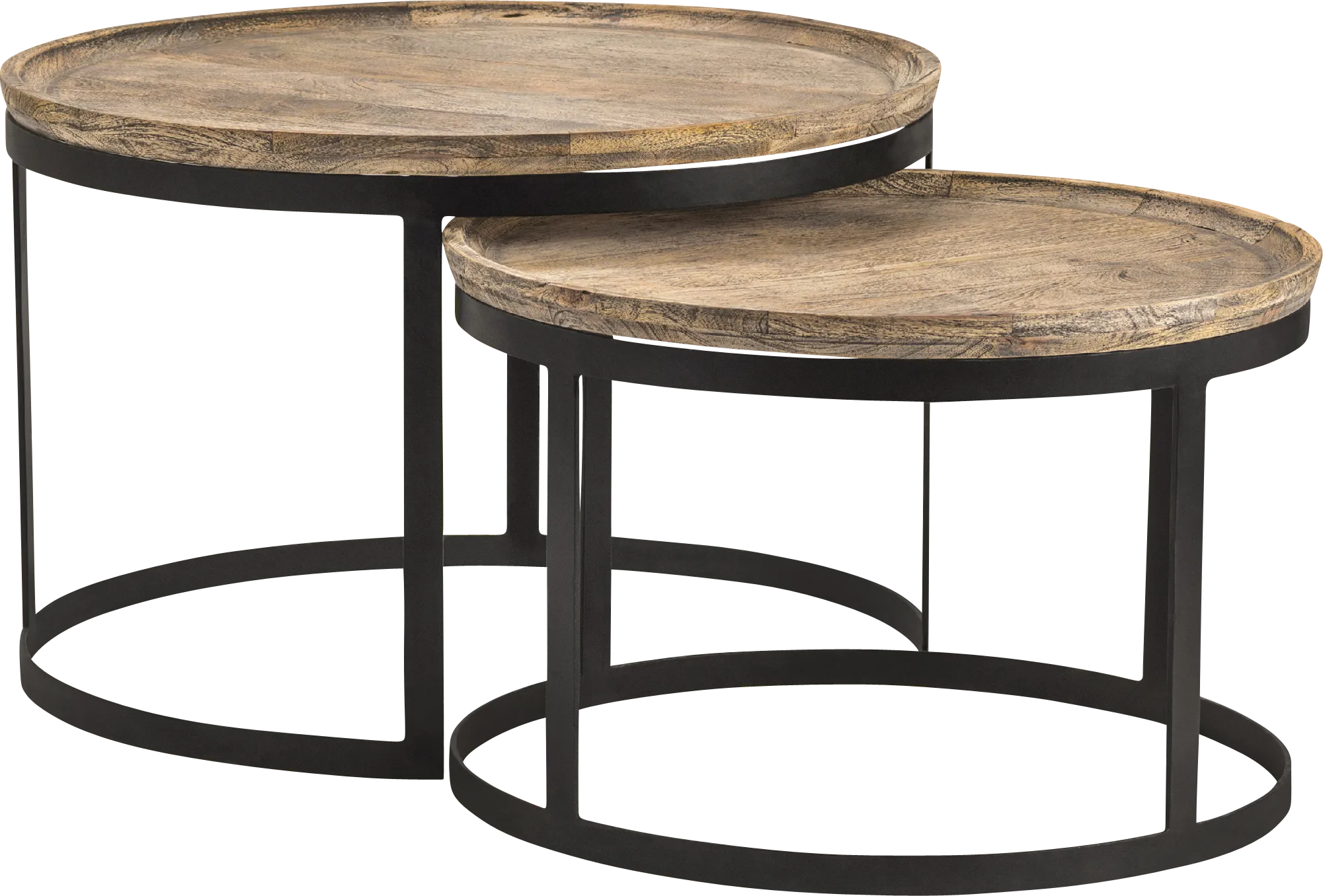 Ramseur Black Cocktail Table, Set of 2