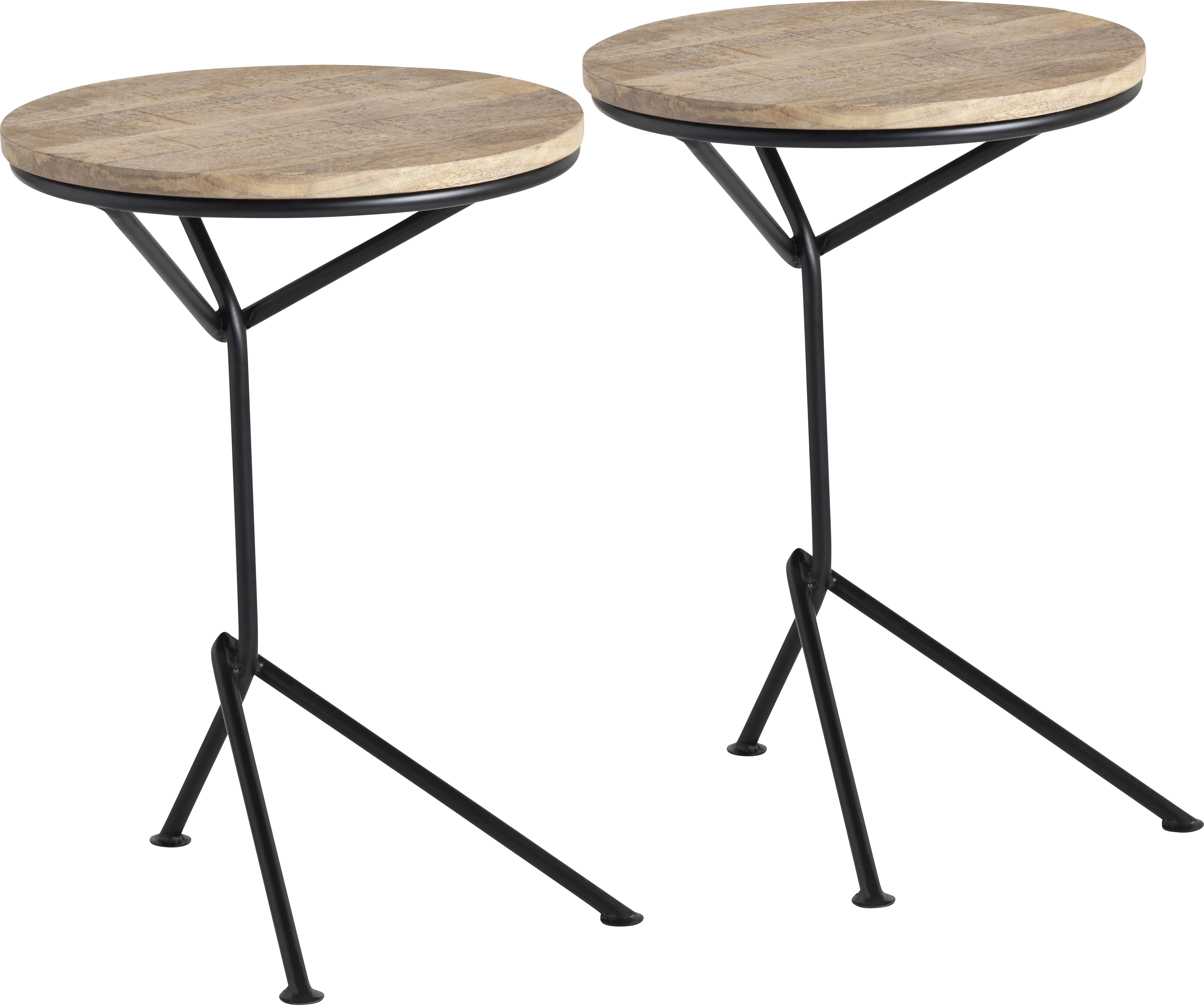 Steepleview Brown Accent Table, Set of 2 - Thumbnail - Image 1