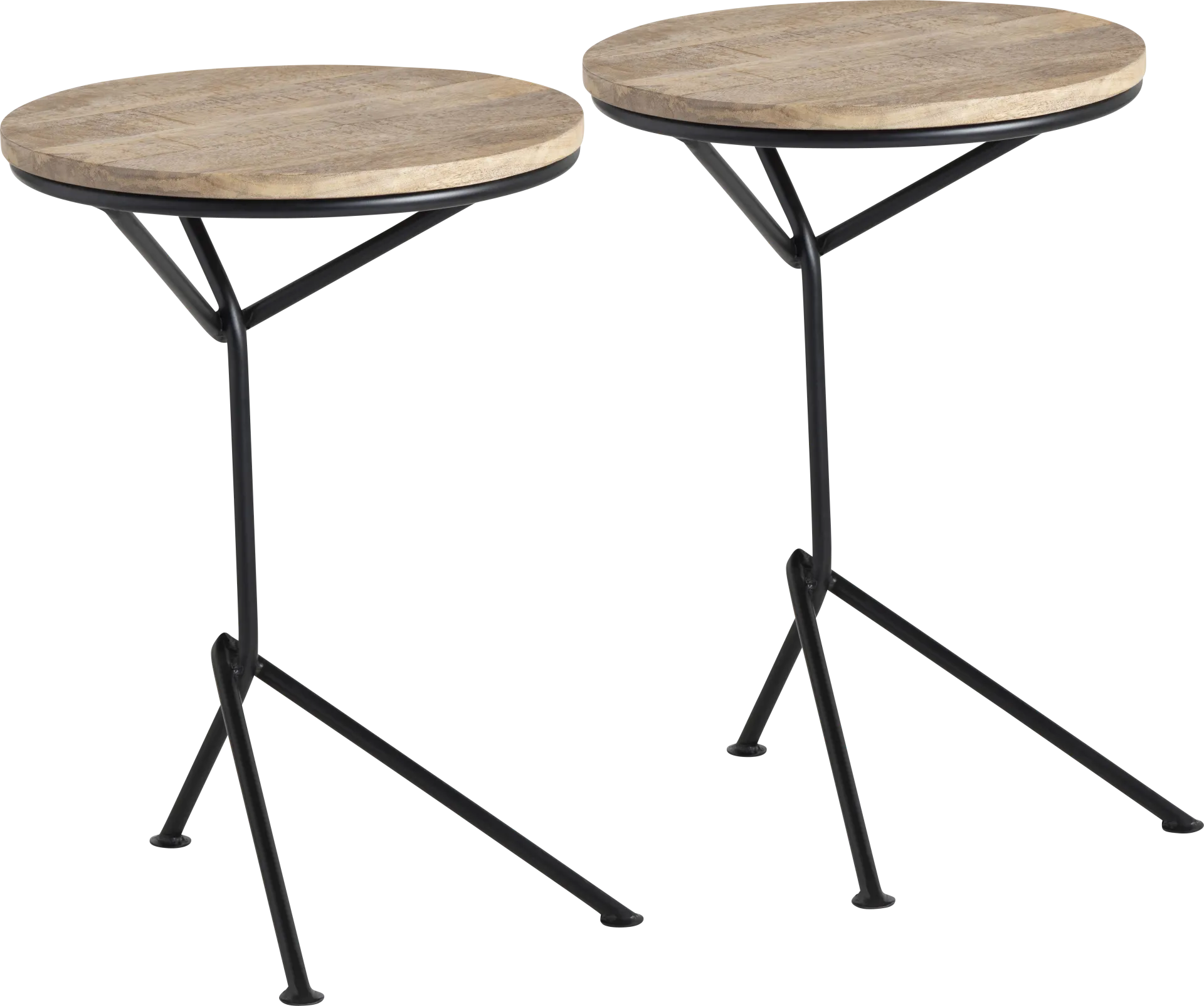Steepleview Brown Accent Table, Set of 2 - Image 1
