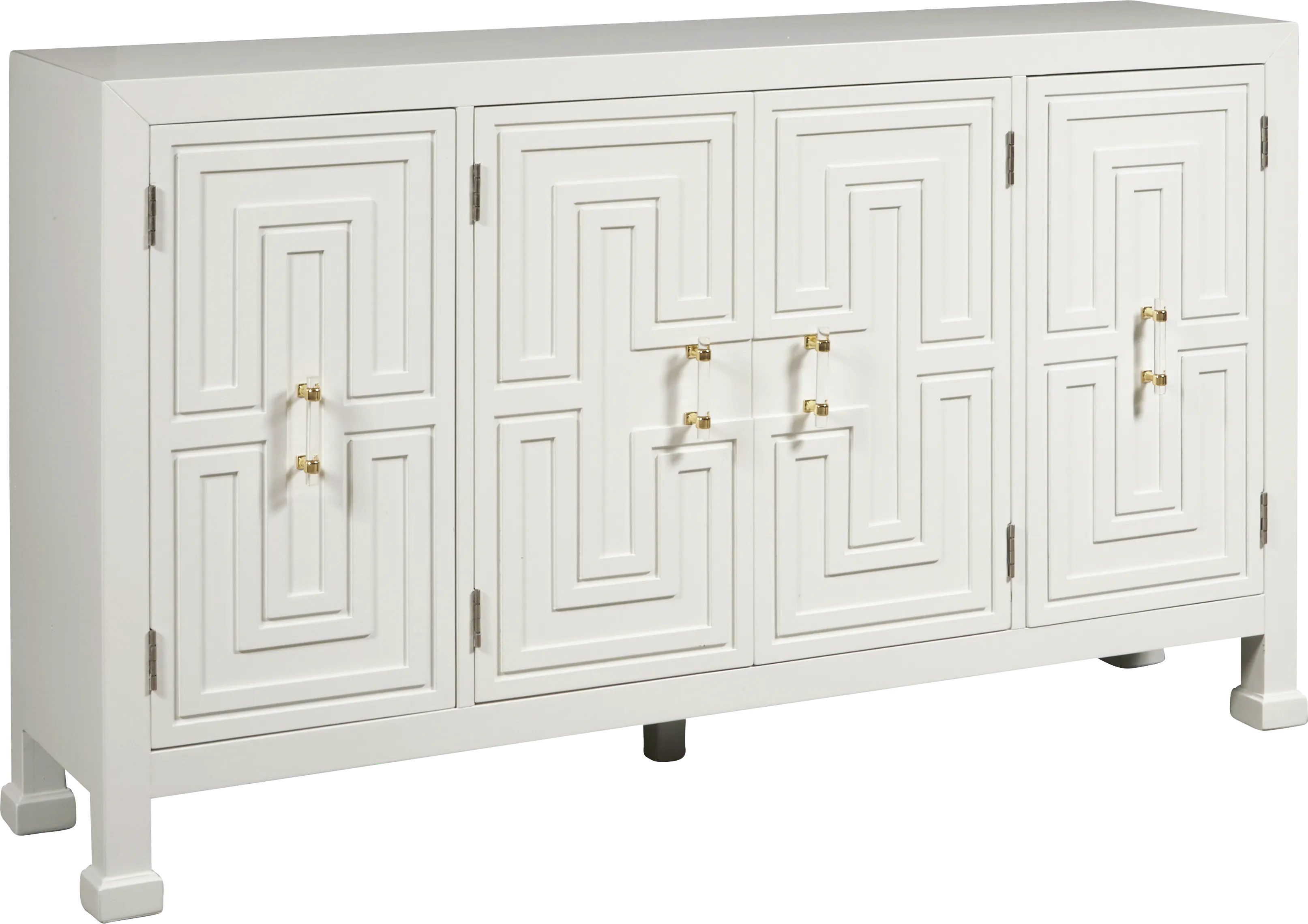 Brijetta White Credenza - Thumbnail - Image 1