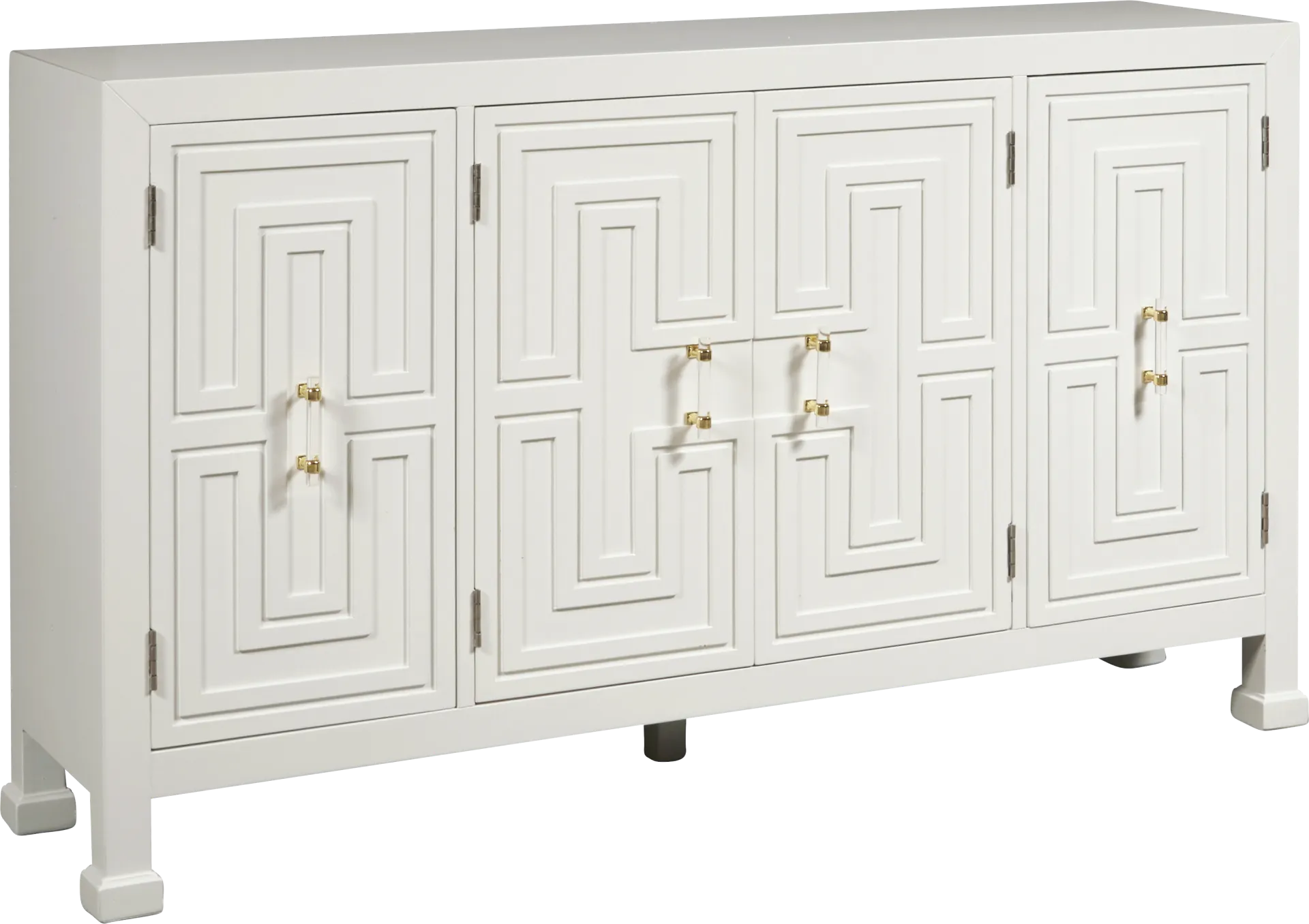 Brijetta White Credenza - Image 1