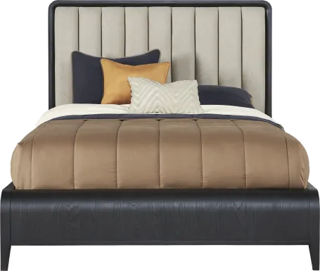 Archer Grove Black 3 Pc Queen Upholstered Bed