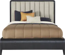 king upholstered bed