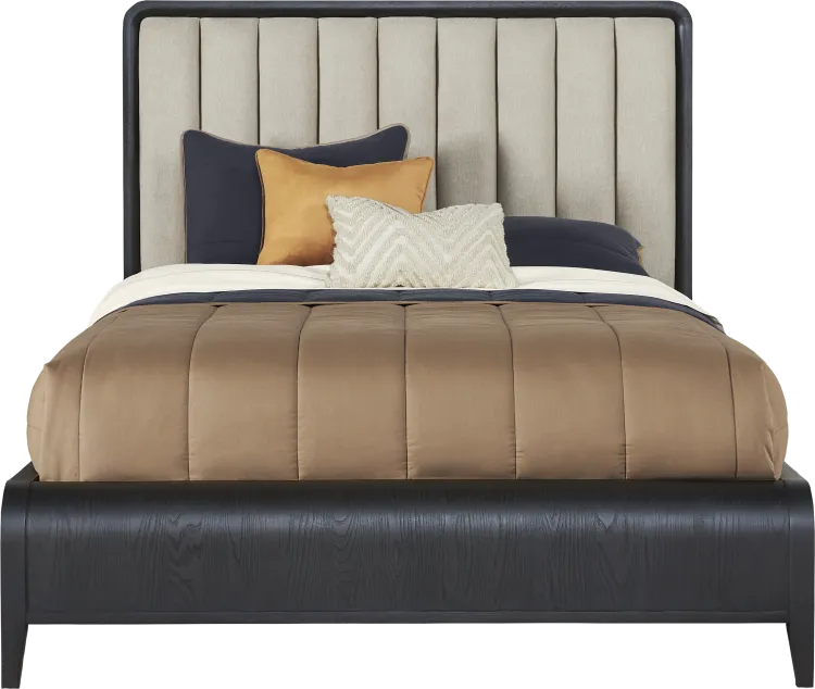 king upholstered bed